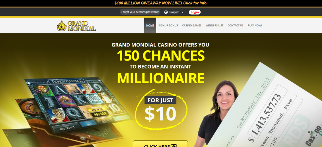 Grand Mondial Casino interac
