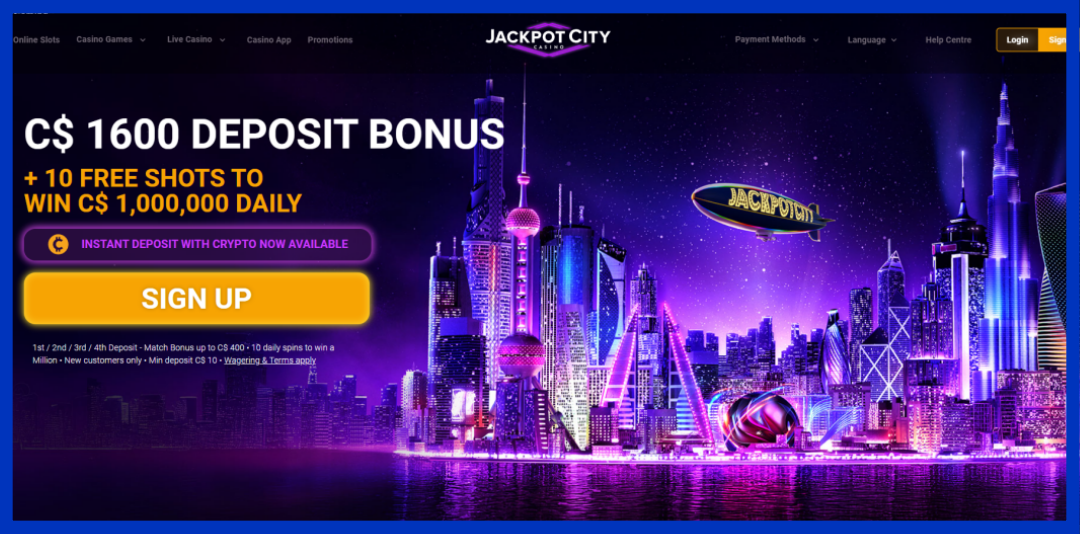 JackpotCity paysafecard