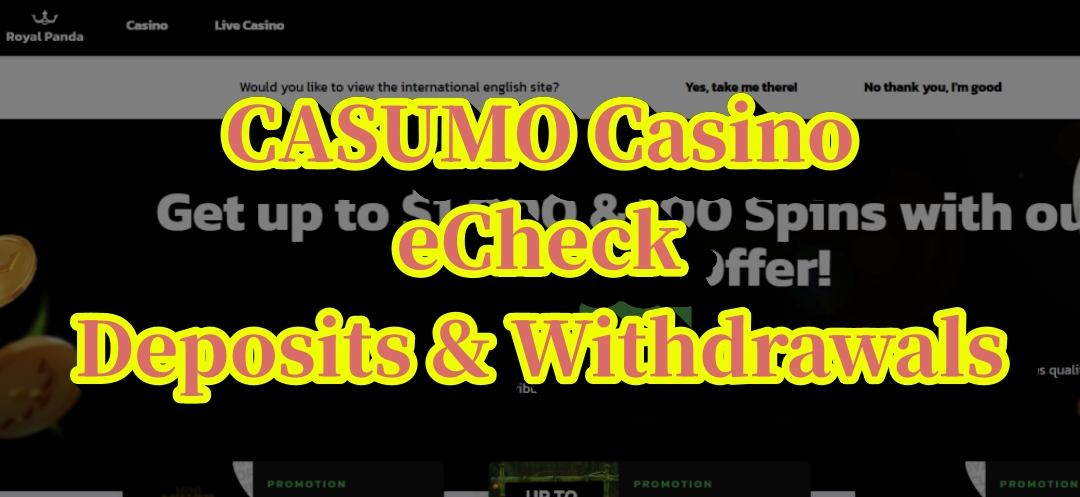 RoyalPanda eCheck Deposits & Withdrawals – Ontario Players Guide
