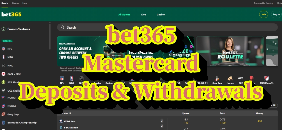 bet365 Mastercard Deposits & Withdrawals – Ontario Players Guide