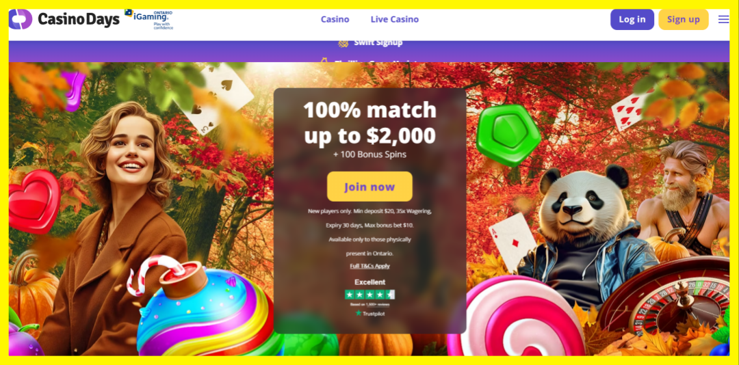 casinodays fast payout