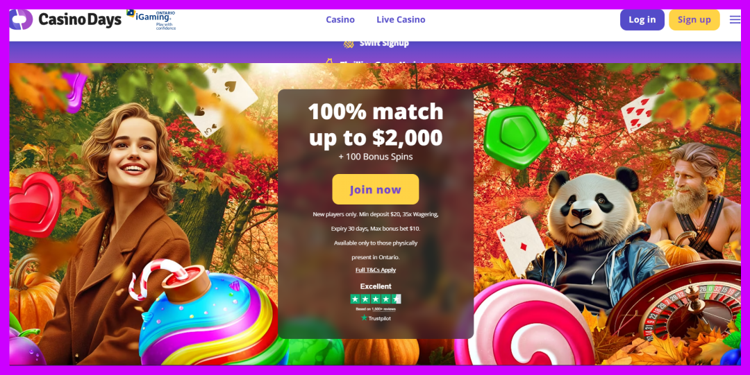 casinodays mastercard