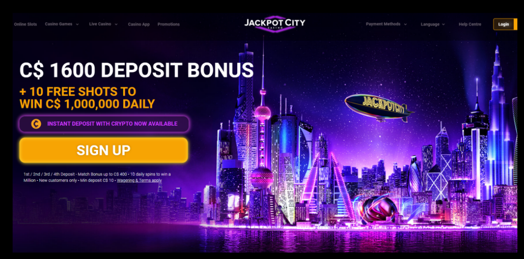 jackpotcity applepay